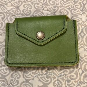Portland Leather Green Apple Lovebug Plus wallet